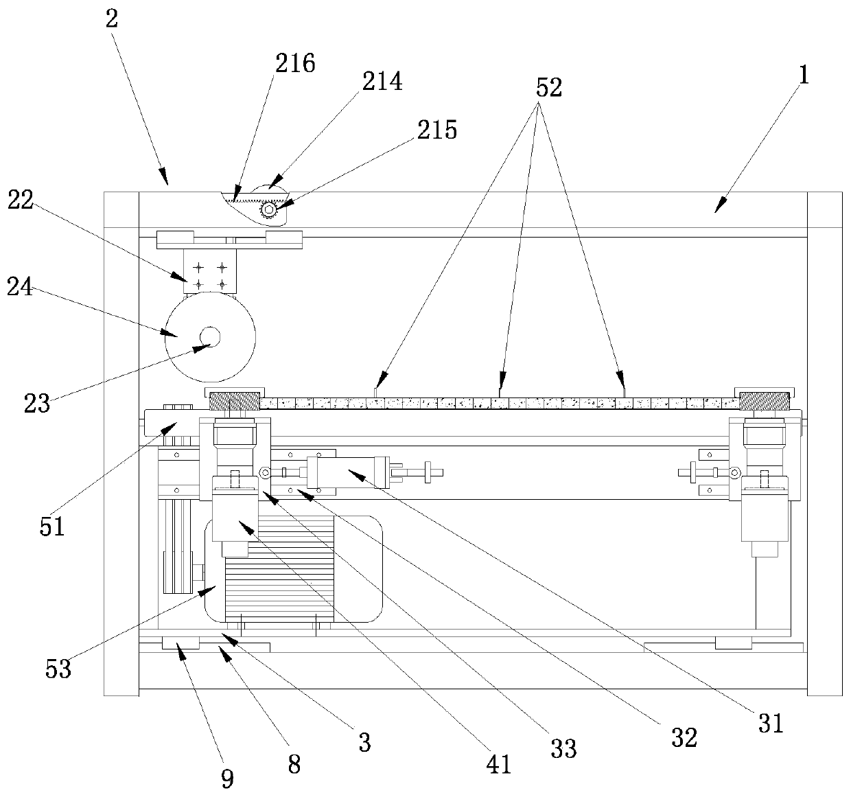 Wedge joint board cutting device