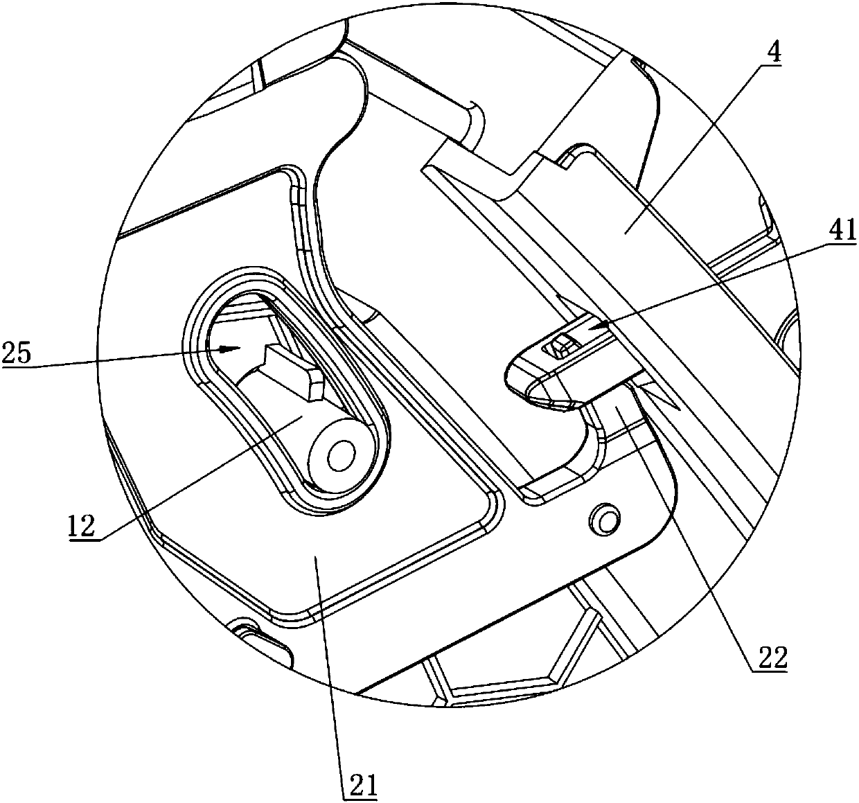 Household electrical appliance door lock system and door lock control method and household electrical appliance