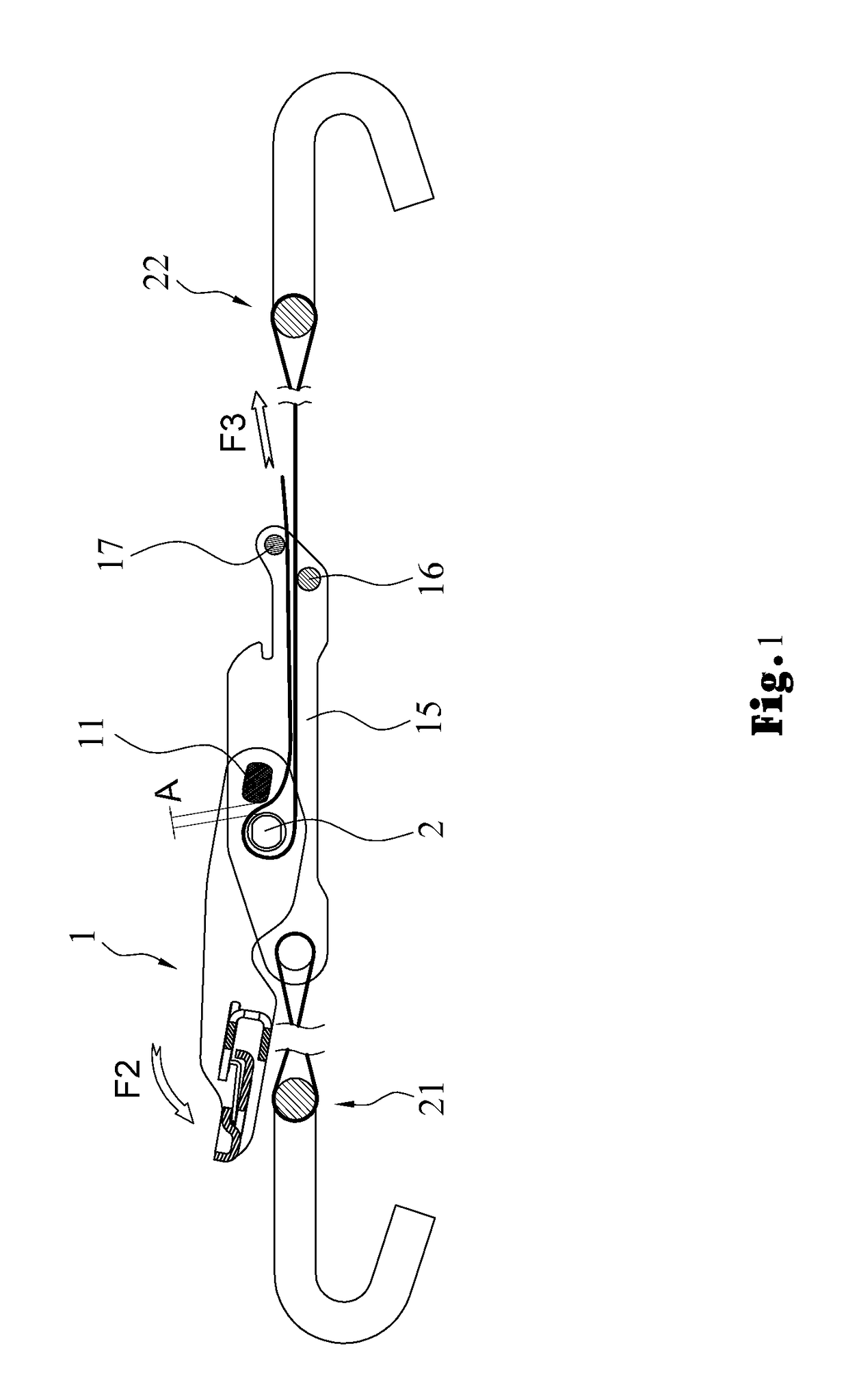 Anti-slip Safety Tensioning Device for Automobile