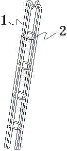 Steel reinforcement cage for construction