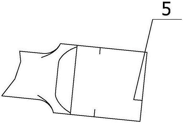 A shoulder measuring ruler specially used for dentistry