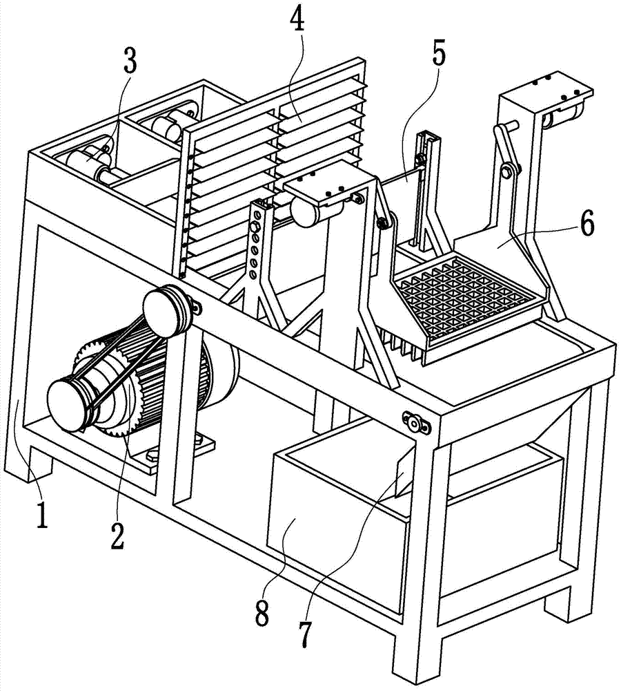 Poria cocos dicing machine