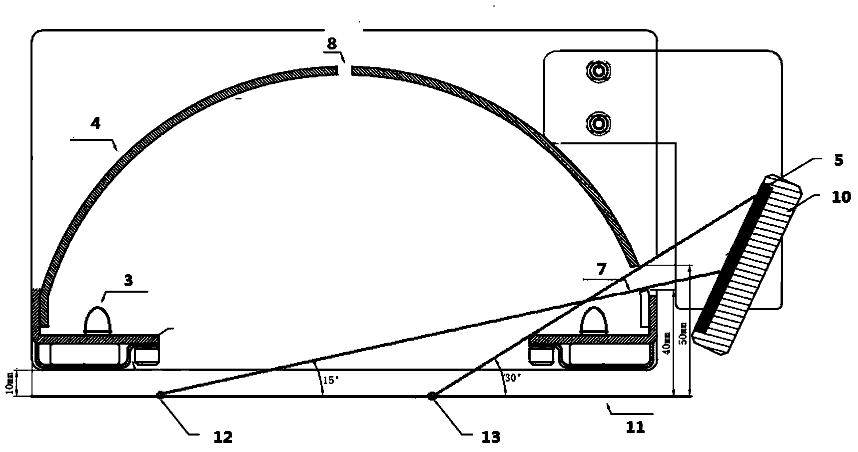 Imaging equipment for laser printed product quality detection system and corresponding detection system