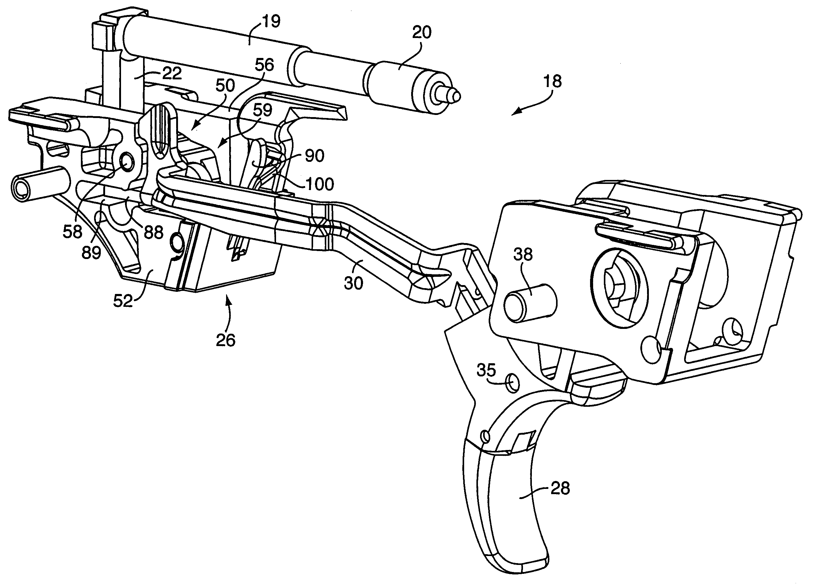 Fire control mechanism for a firearm