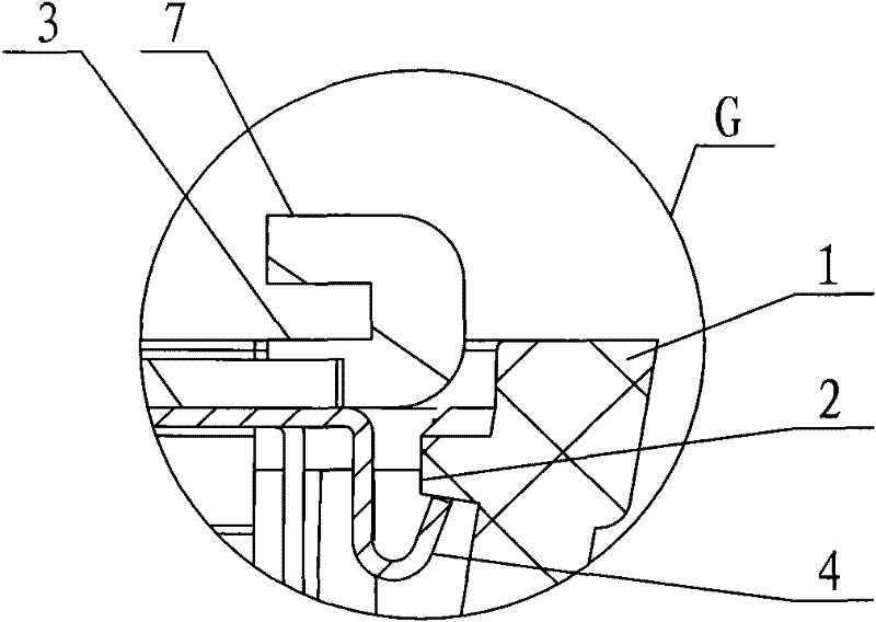 Fastener matching structure and mobile terminal