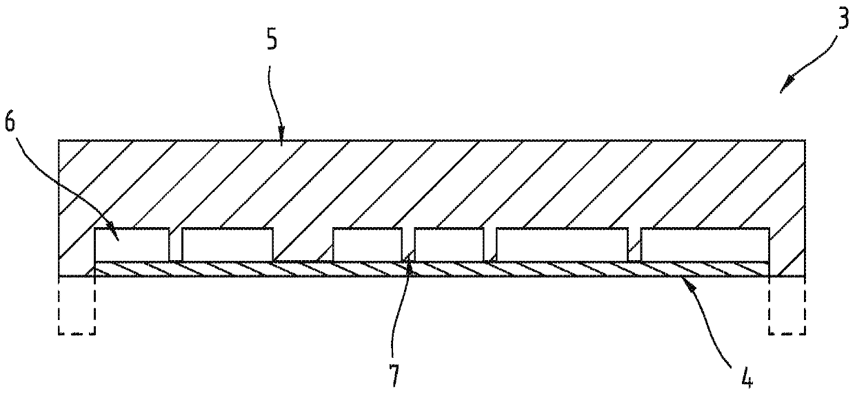 Rechargeable battery comprising cooling device