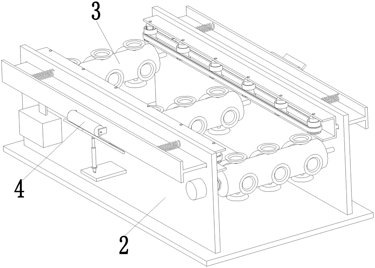 Intelligent clamp for pretreatment of single-face galvanized steel sheet