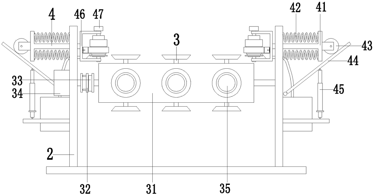 Intelligent clamp for pretreatment of single-face galvanized steel sheet