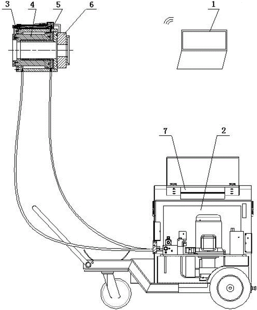 Bridge prestress tensioning system