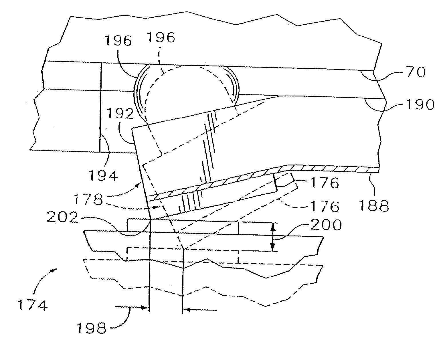 Membrane probing system with local contact scrub