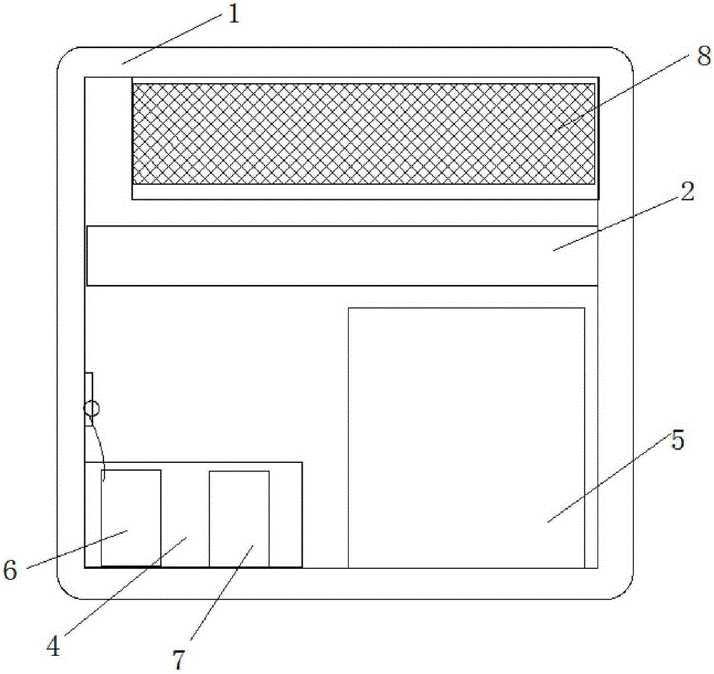 Cabinet type air-conditioner with self-protection function