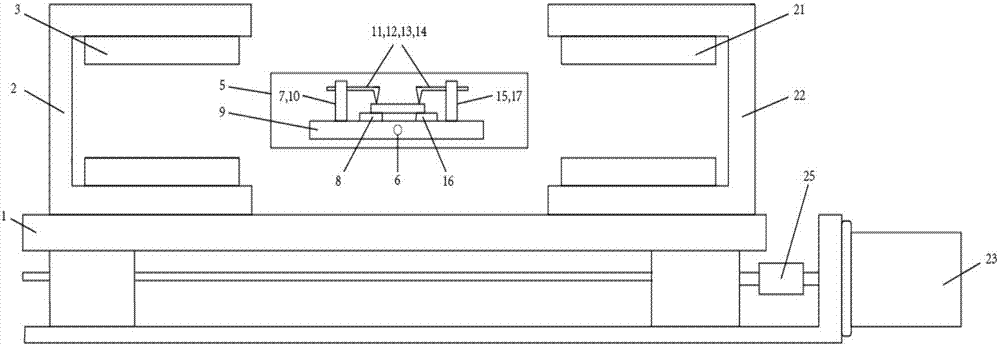 Device and method for simultaneously measuring Hall coefficient and seebeck coefficient