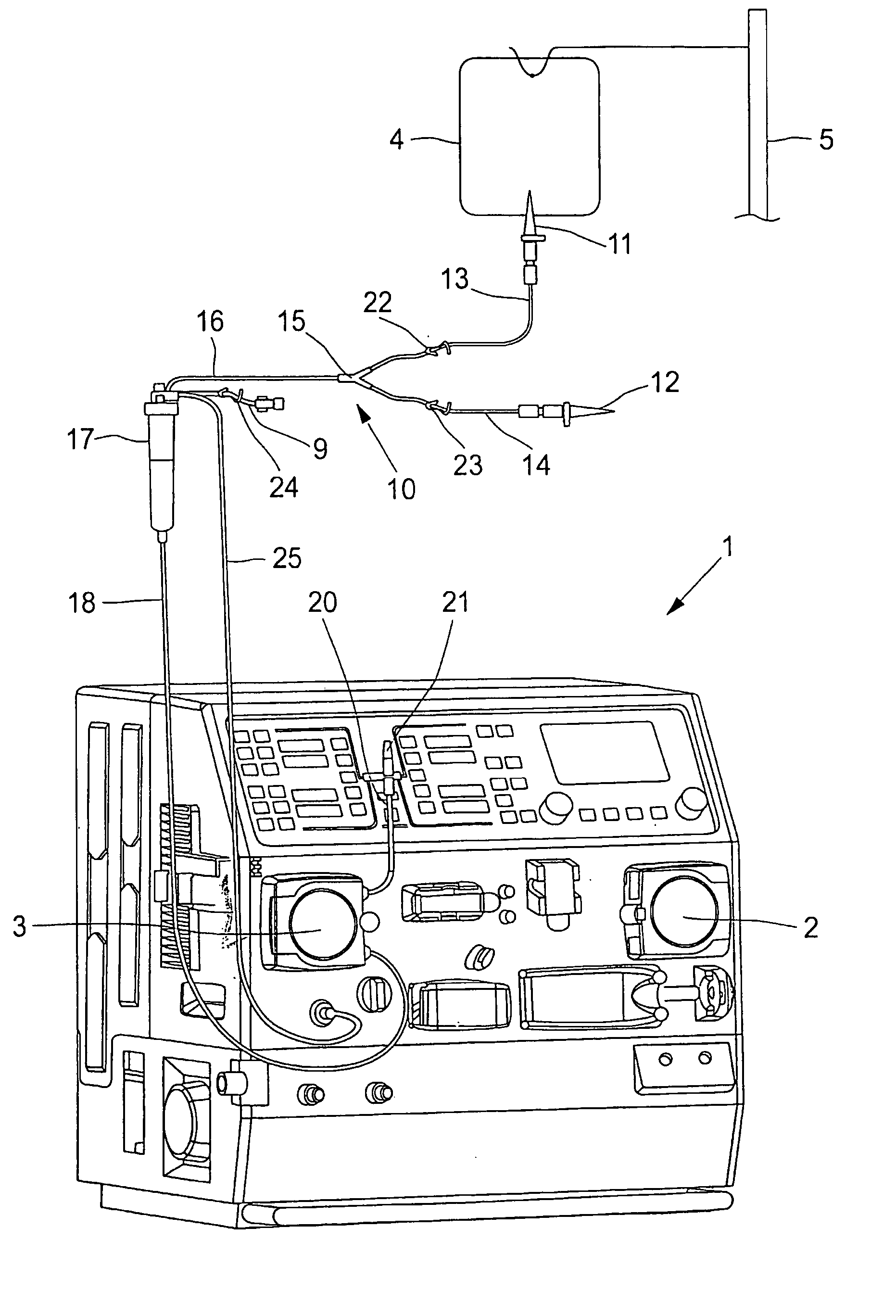 Method and device for monitoring the flow speed of an infusion solution