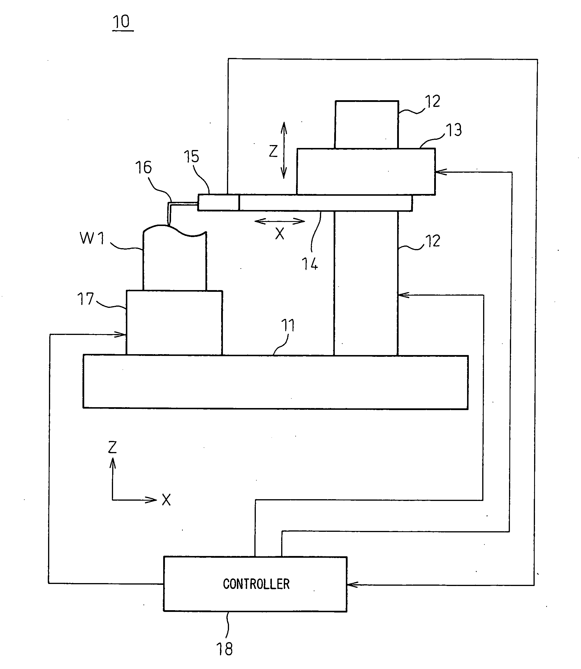 Surface shape measuring apparatus and surface shape measuring method