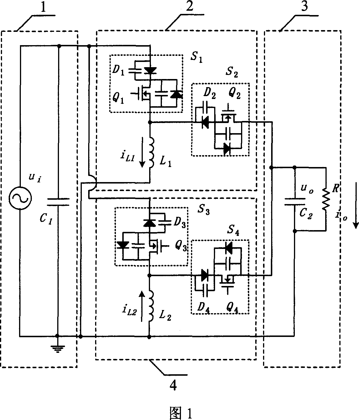 Double buck/boost two-way AC chopper