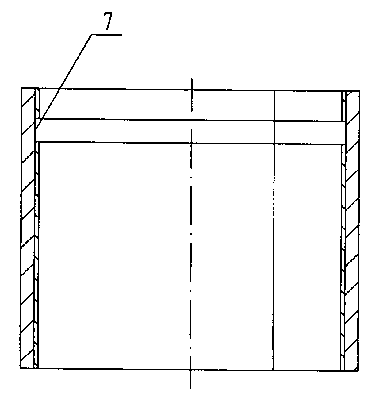 Bimetal liner with flanged flange and manufacturing method of bimetal liner