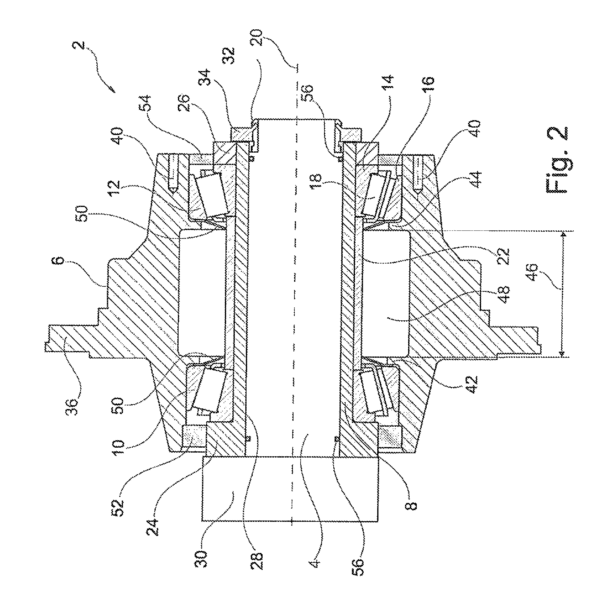 Wheel bearing for a utility vehicle