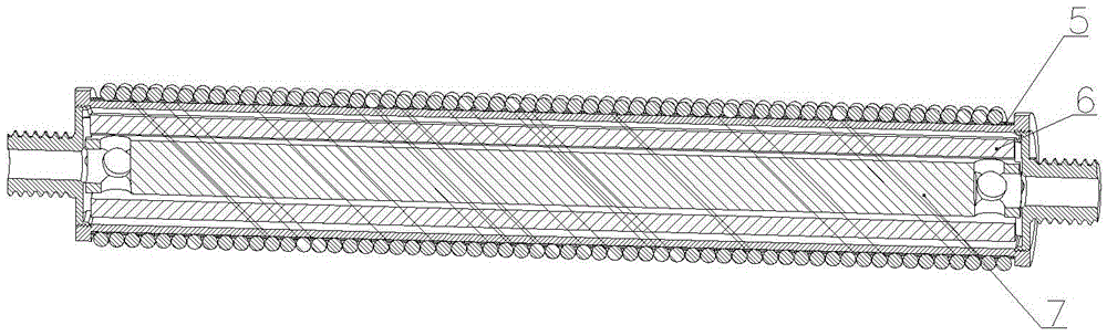 An electromagnetic heating device with water cooling