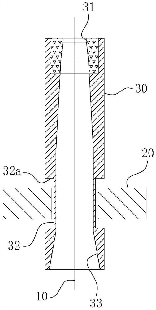 Suspended painting system for vertical enamelling machine