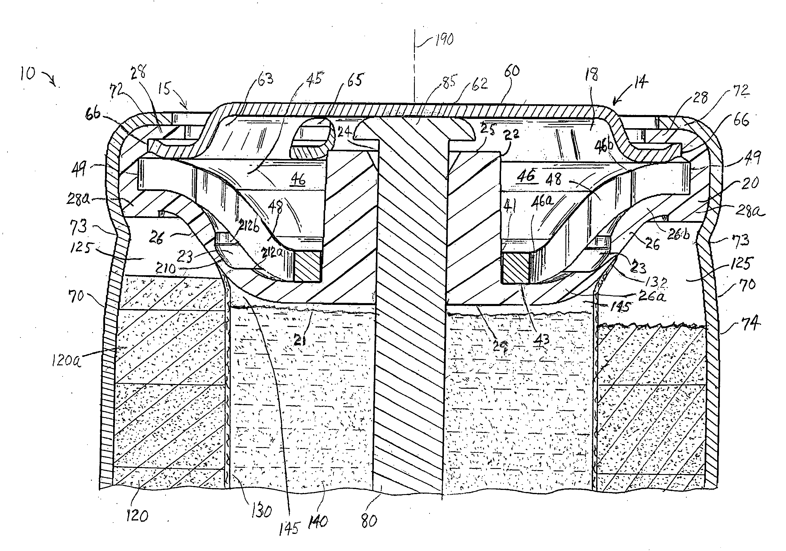 End cap seal assembly for an electrochemical cell