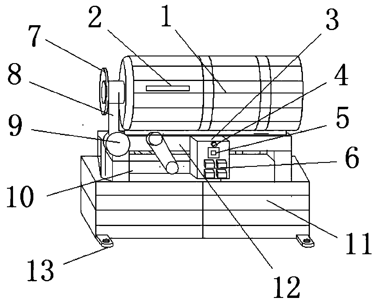 New energy automobile motor and using method thereof