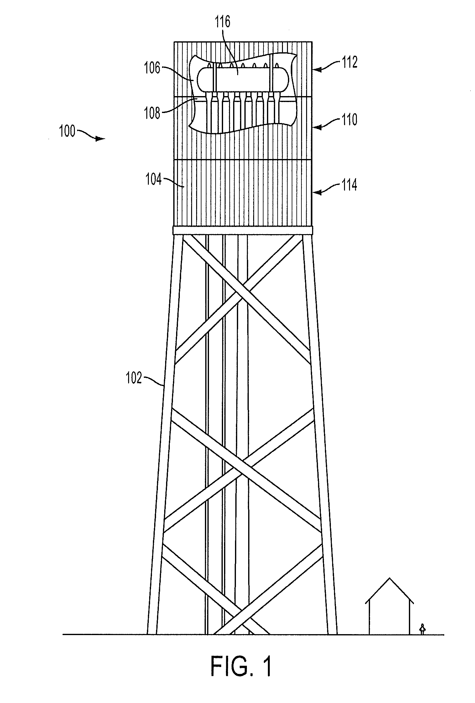 Solar boiler tube panel supports