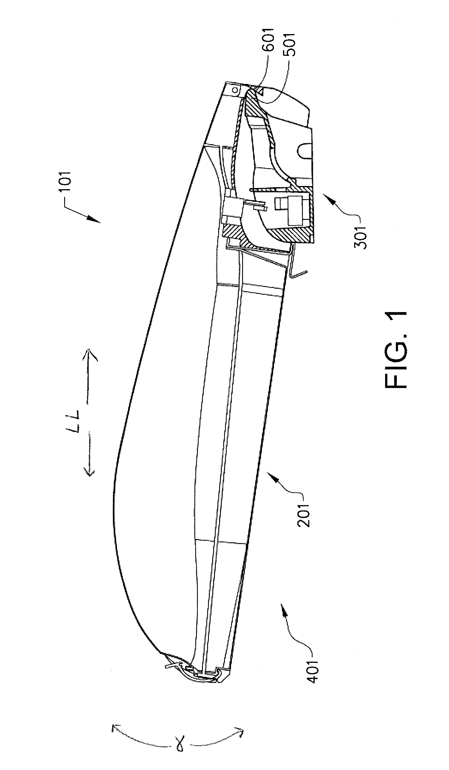 Easily mountable lighting luminaire with fitting arrangement