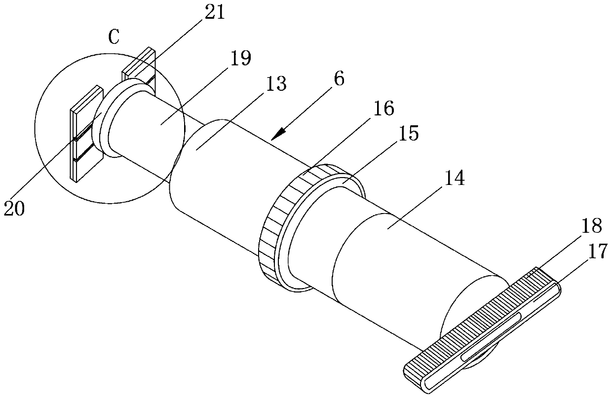 Efficient feed casting device for freshwater aquaculture and using method of feed casting device