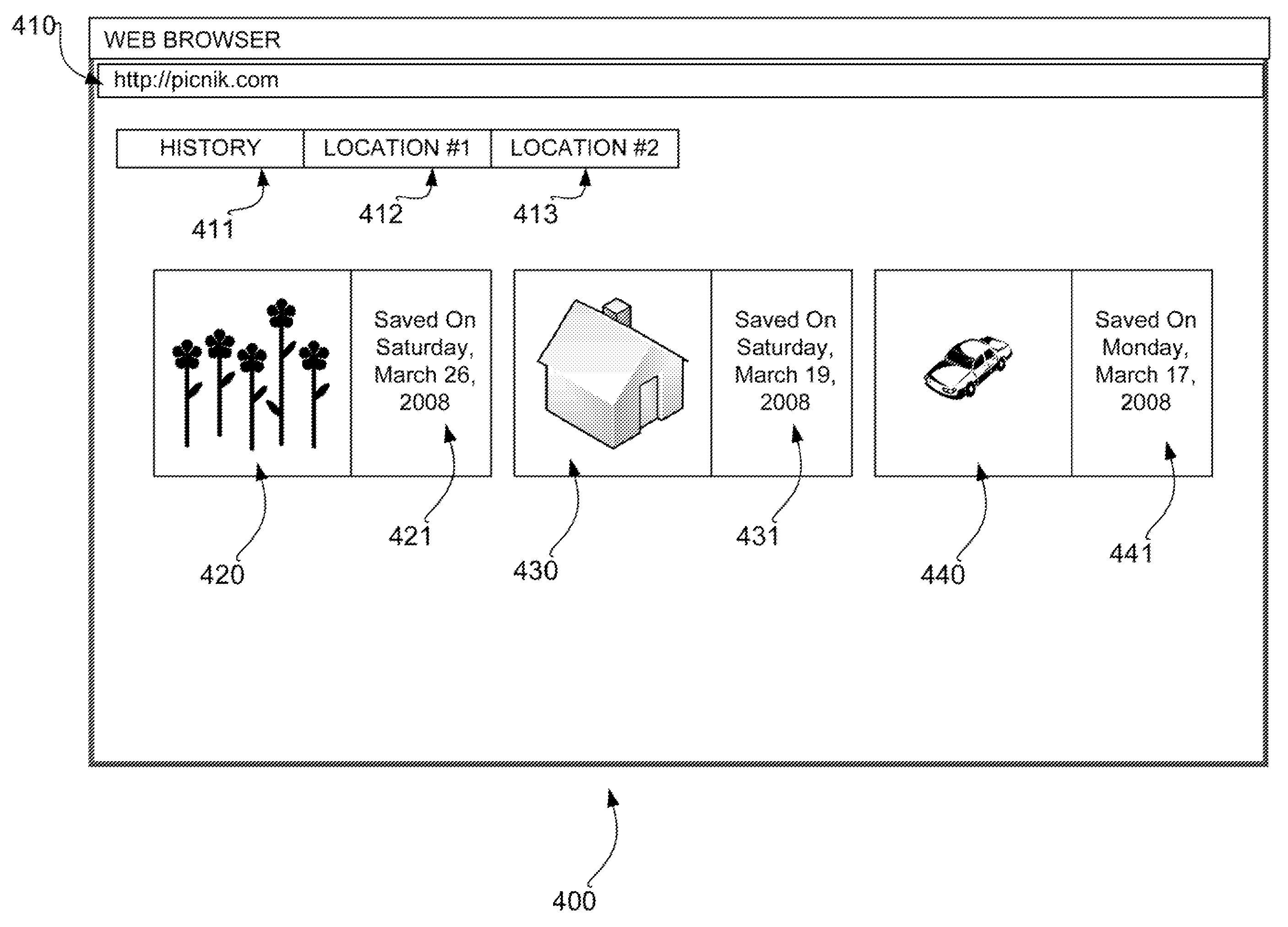 System and method for preserving editing history in an in-browser photo-editing application