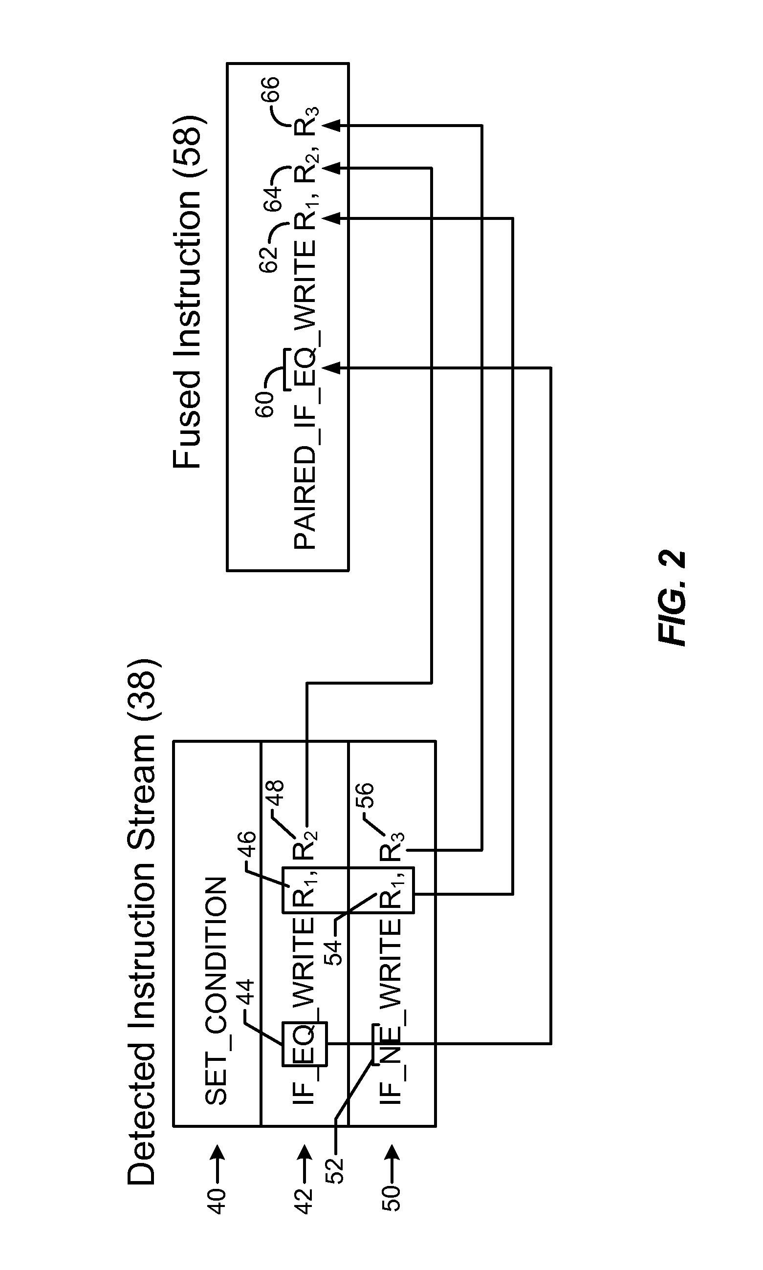 Fusing conditional write instructions having opposite conditions in instruction processing circuits, and related processor systems, methods, and computer-readable media