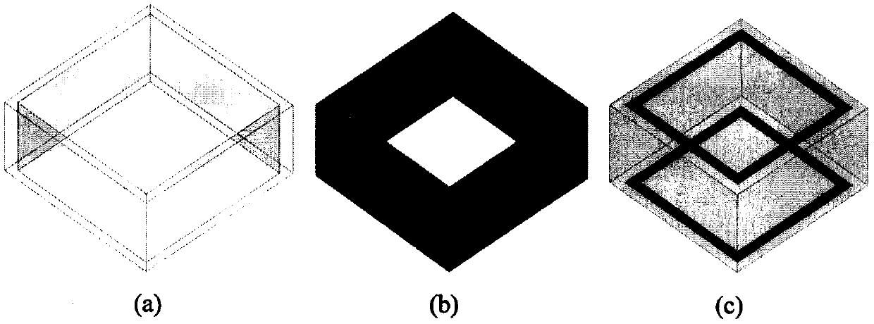 Dual-polarized band-pass three-dimensional frequency selective surface with bilateral steep drop characteristic