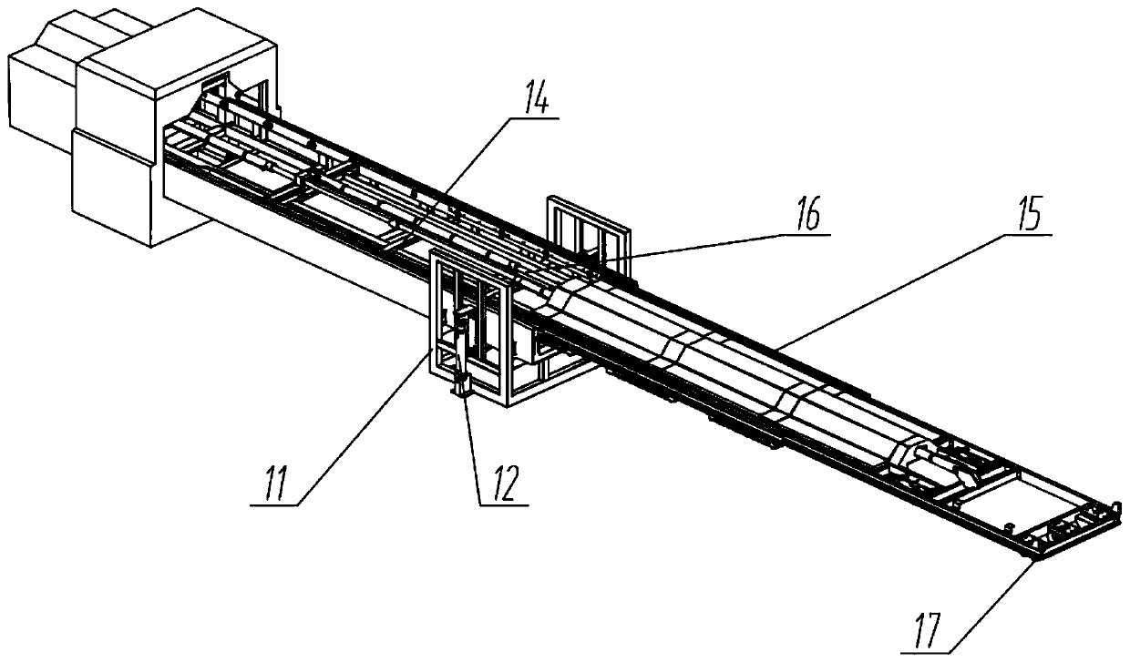 Rapid automatic truck loading system and control method thereof