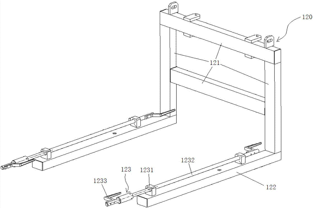 Transverse double-station semi-automatic stacking machine