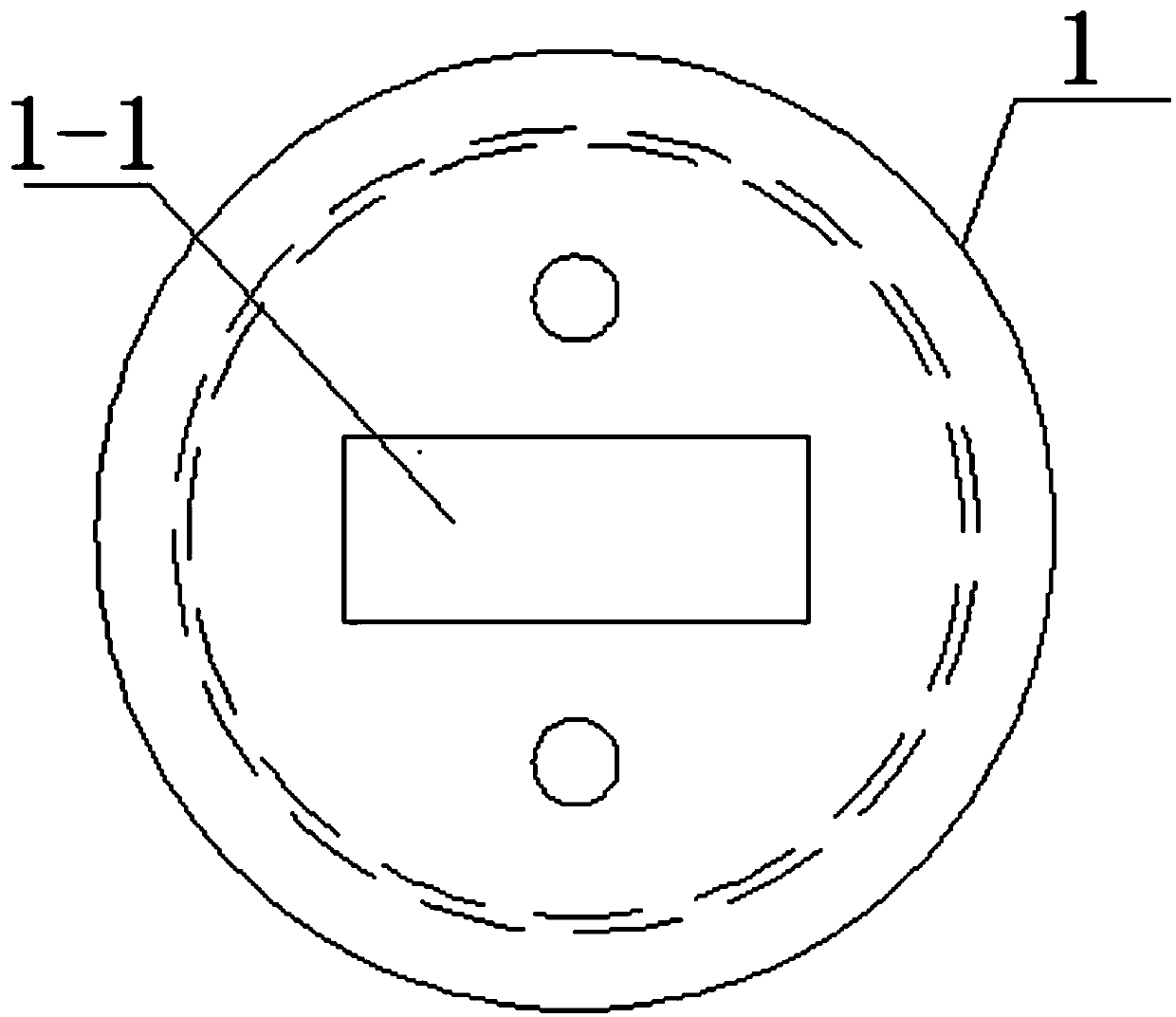 Pitot tube and wind-velocity indicator probe fixing device