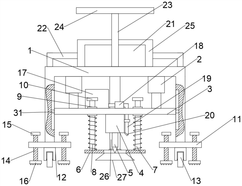 Movable drilling device for ground construction