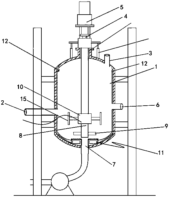 Polymer melt mixing tower