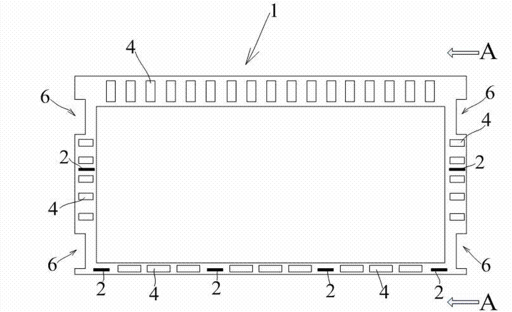 Flexible package battery bracket