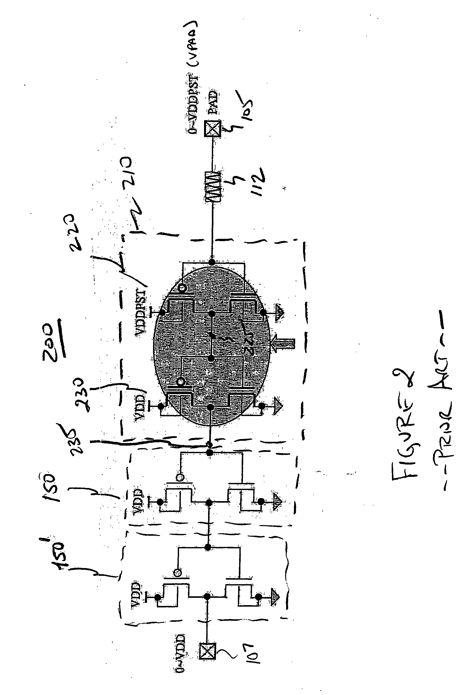 Input buffer structure with single gate oxide