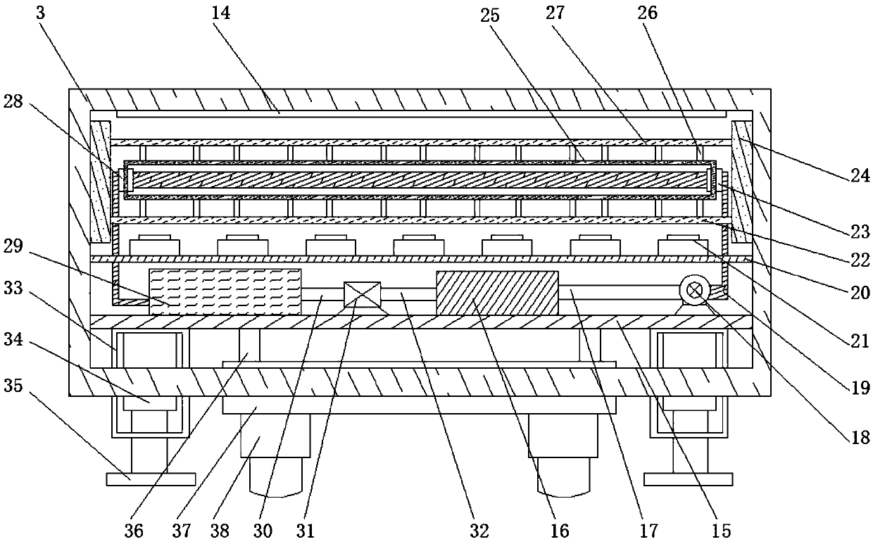 Placement cabinet for communication equipment