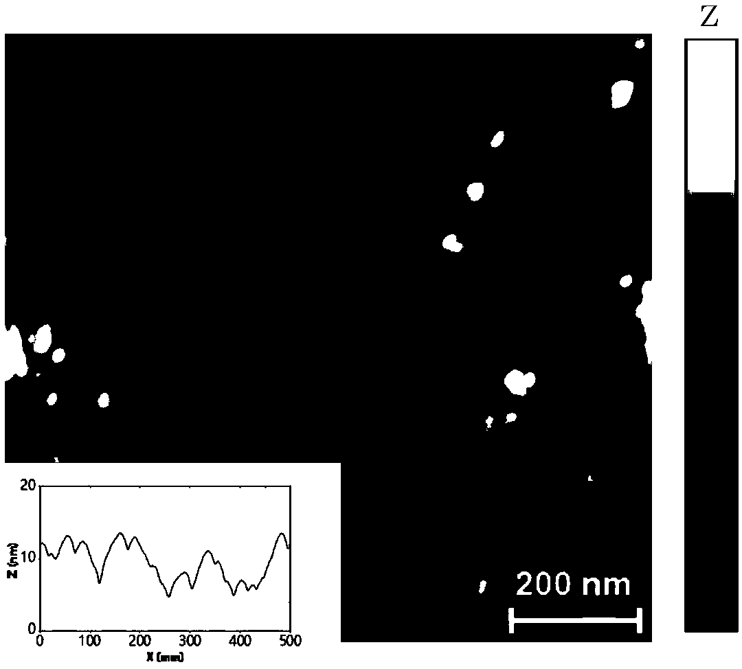 Ion bombardment preparation method for self-organizing nano-structure with saw-toothed outline