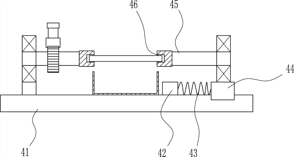 Automatic glue brushing device for brake pad manufacture