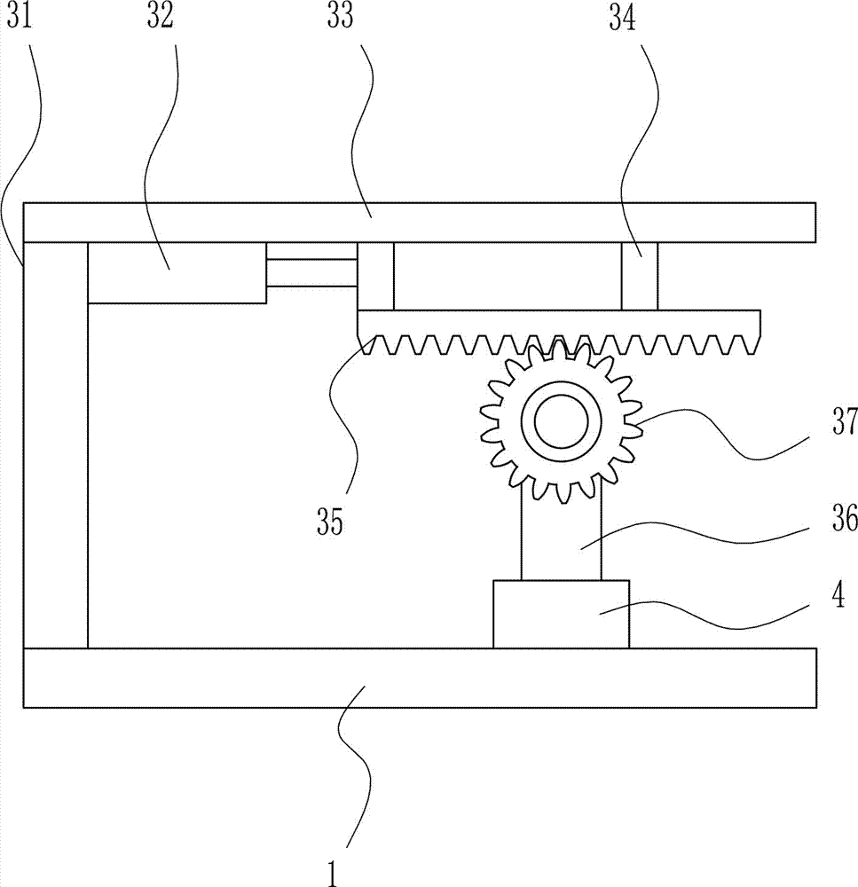 Automatic glue brushing device for brake pad manufacture