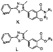 A kind of aryl bithiazole compound and application