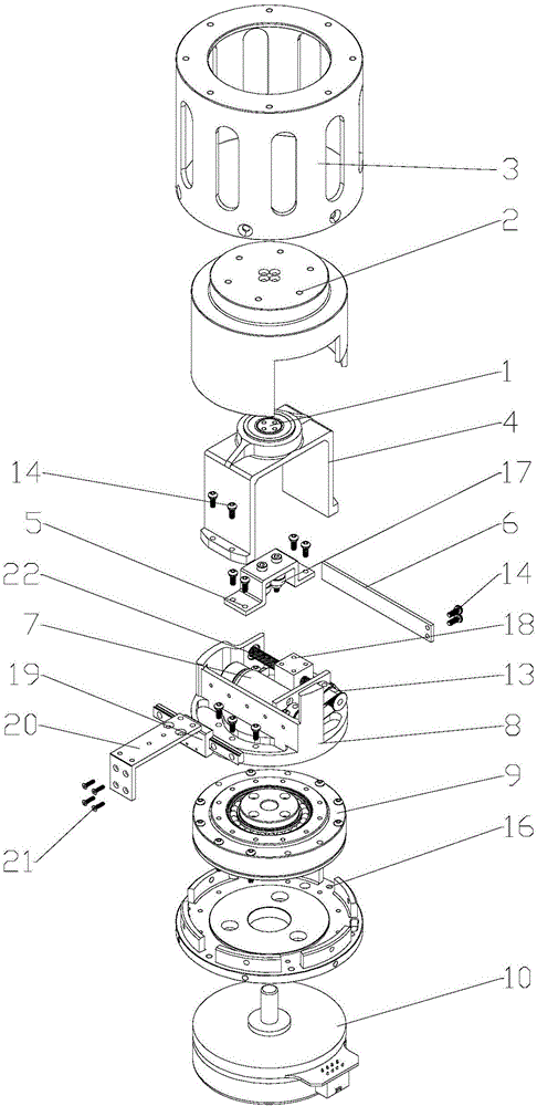 Leaf-spring-based robot flexile joint with continuously-adjustable rigidity