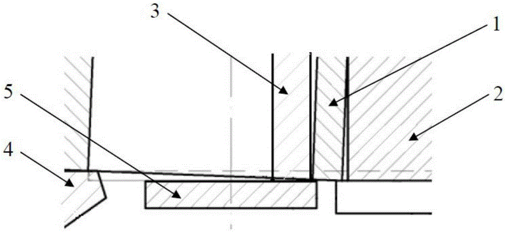 Rolling method for isotropic high-temperature nickel base alloy rectangular ring