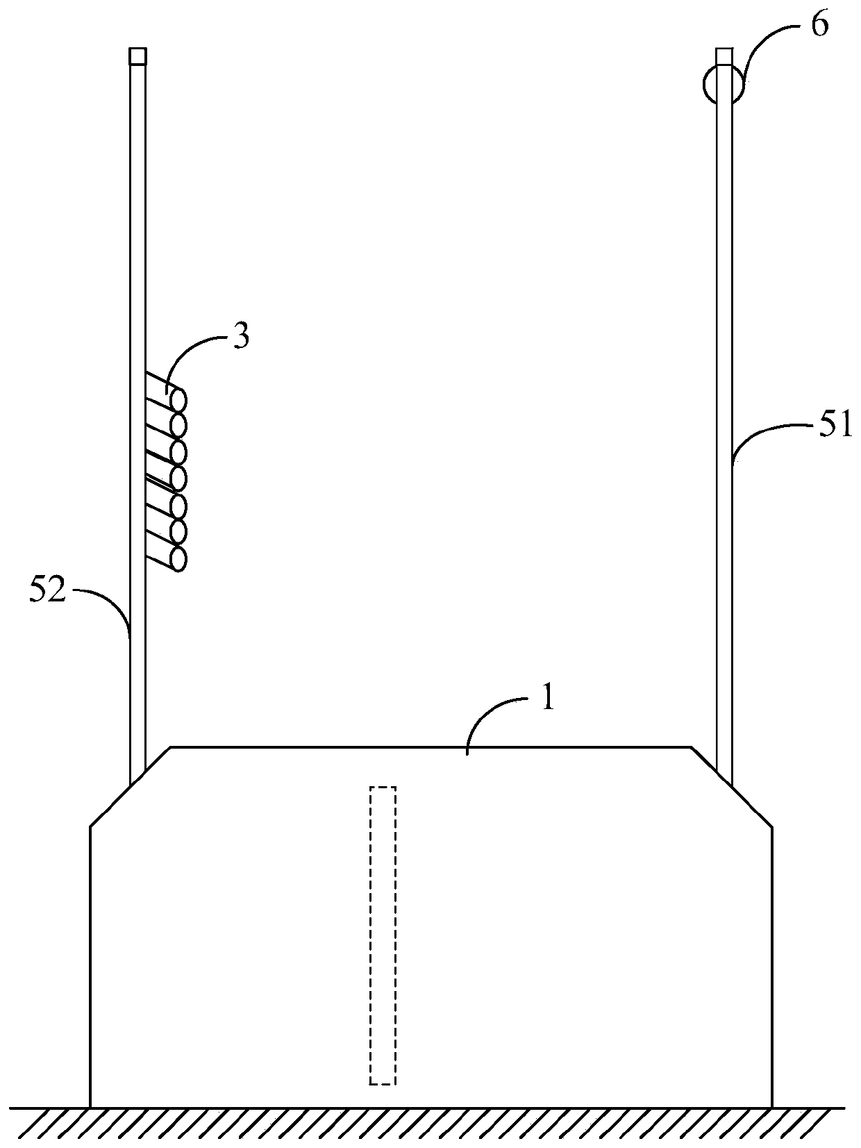 Campus gate capable of measuring body temperature