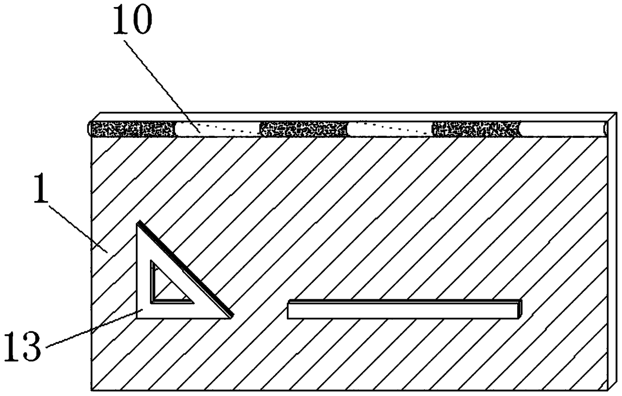 Mathematics teaching board capable of performing deformation and expansion and mounting method thereof