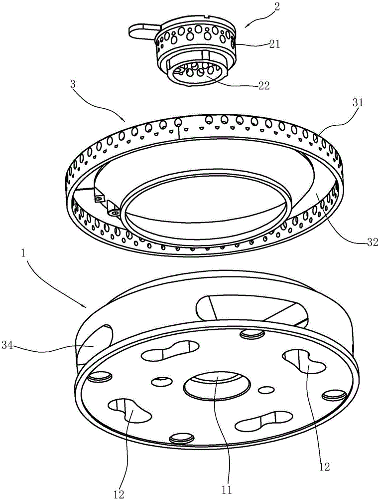 Combustor used for gas stove