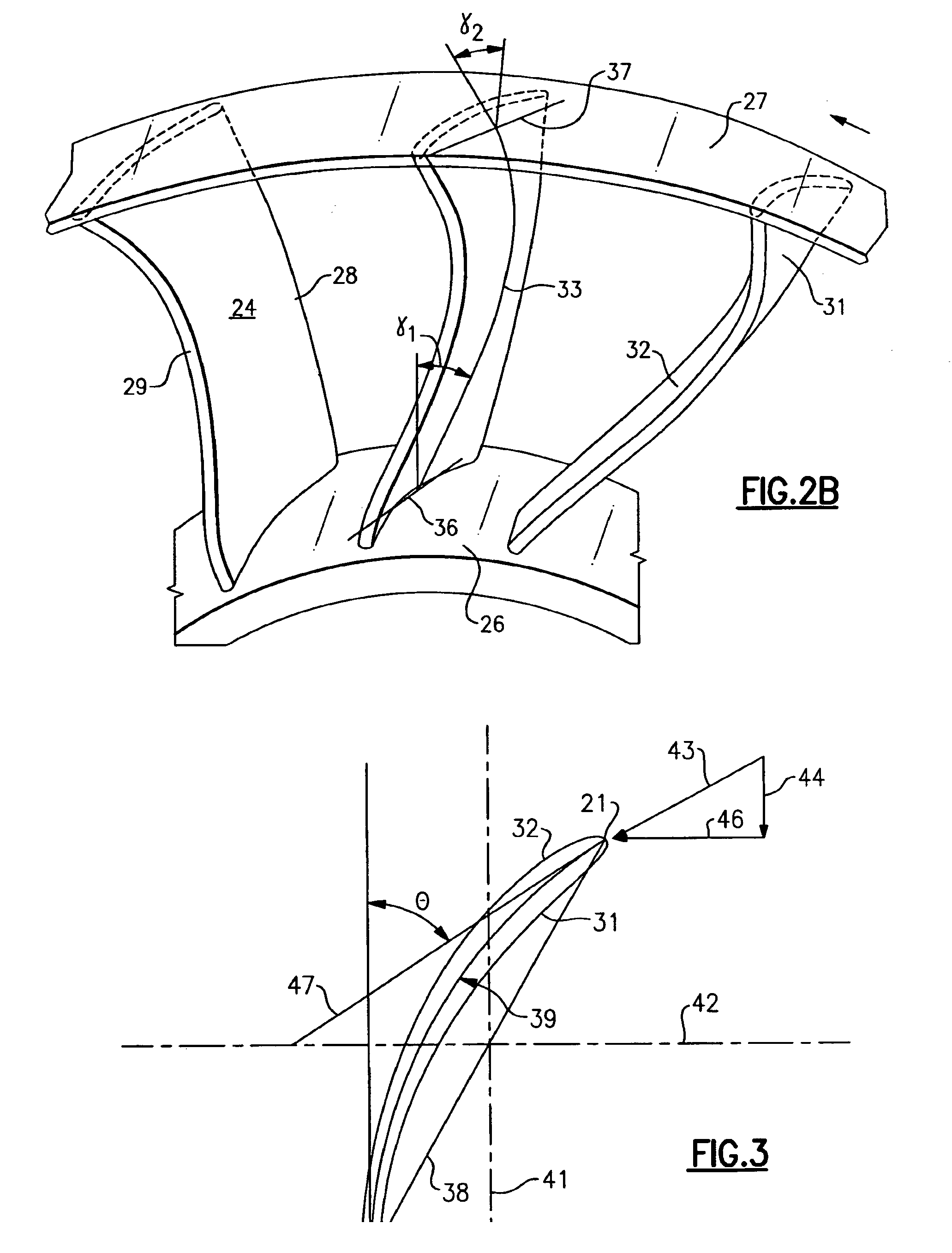 Outlet guide vanes for axial flow fans