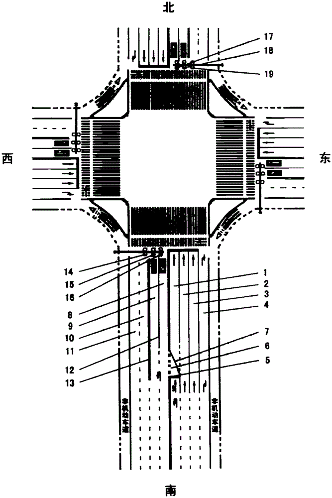 Intersections where traffic facilities are updated